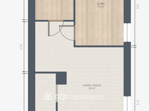 Eladó lakás Vácegres 47 nm