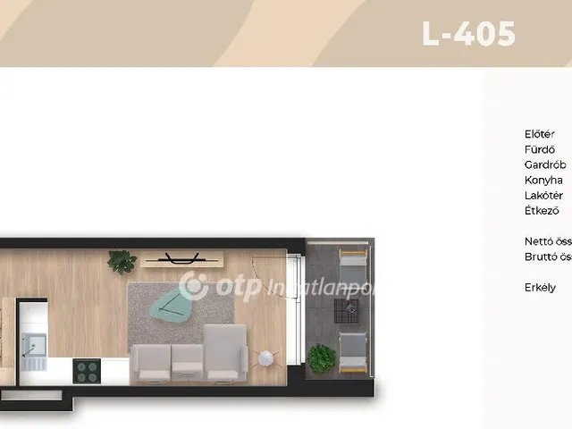 Eladó lakás Budapest XIII. kerület, Angyalföld 32 nm