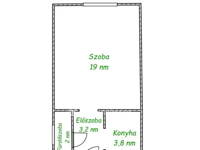 Eladó lakás Budapest XX. kerület 28 nm
