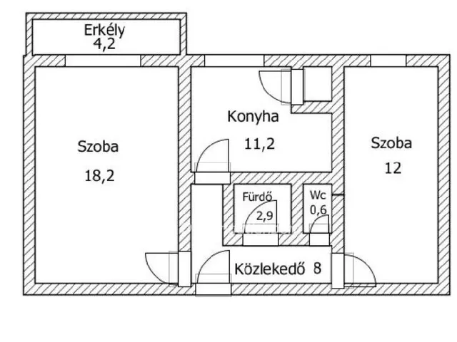 Eladó lakás Orosháza 56 nm