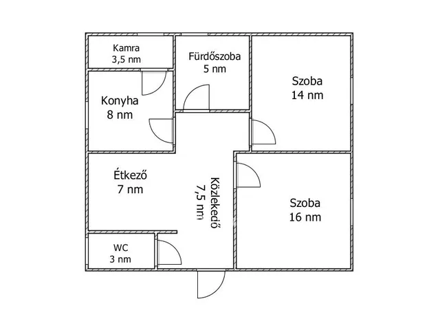 Eladó ház Mindszent 64 nm