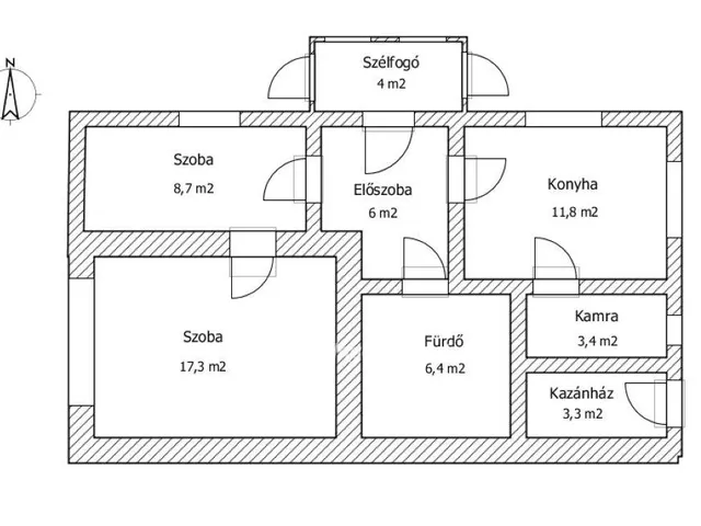 Eladó ház Szentes, Felsőpárt 56 nm