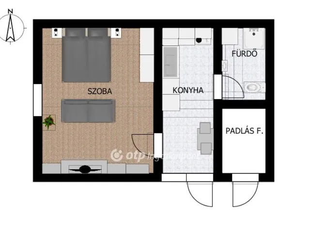 Eladó lakás Szentes 37 nm