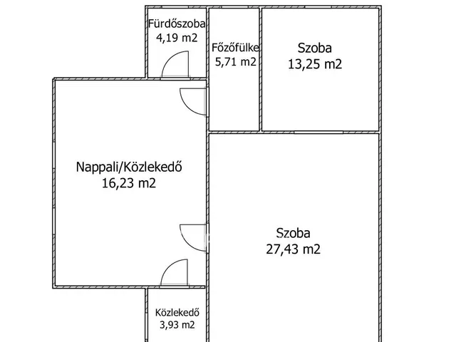 Eladó ház Fábiánsebestyén 70 nm