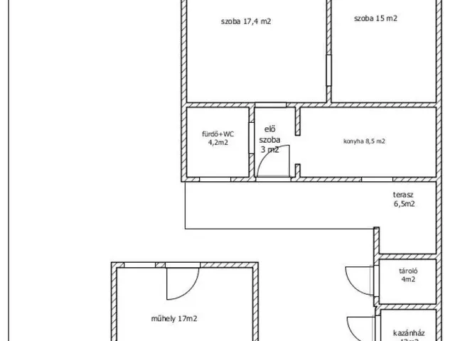 Eladó ház Szentes, Kisér 48 nm