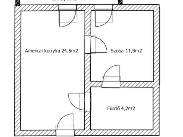 Eladó lakás Cserkeszőlő 36 nm