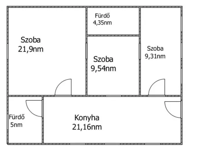 Eladó lakás Orosháza 71 nm