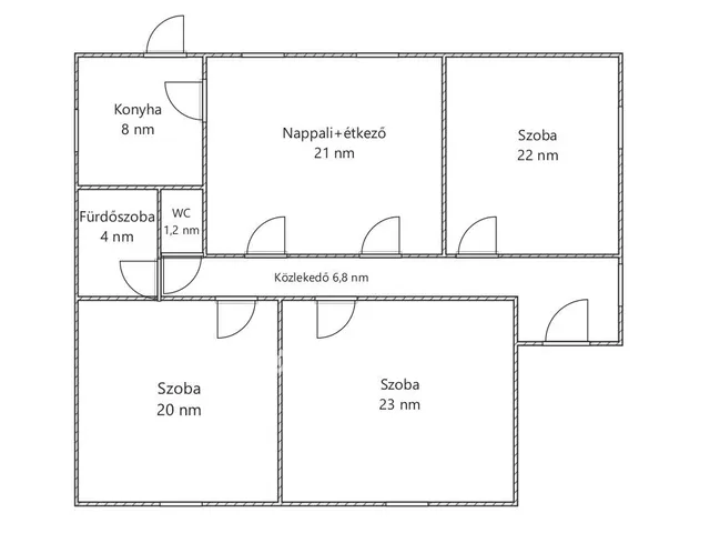 Eladó ház Szentes, Felsőpárt 106 nm