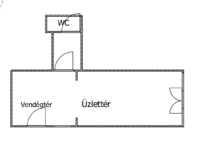 Kiadó kereskedelmi és ipari ingatlan Szentes 30 nm