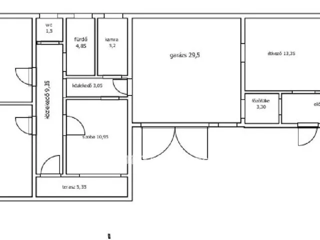 Eladó ház Fábiánsebestyén 79 nm