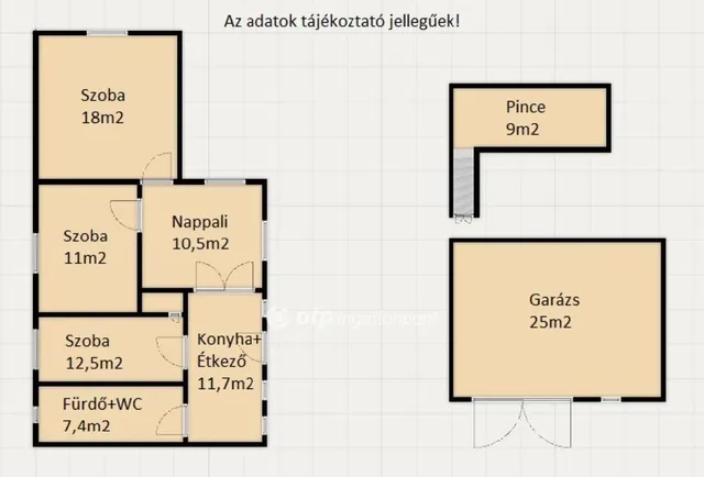 Eladó ház Alsóbogát, Polgármesteri Hivatal 72 nm