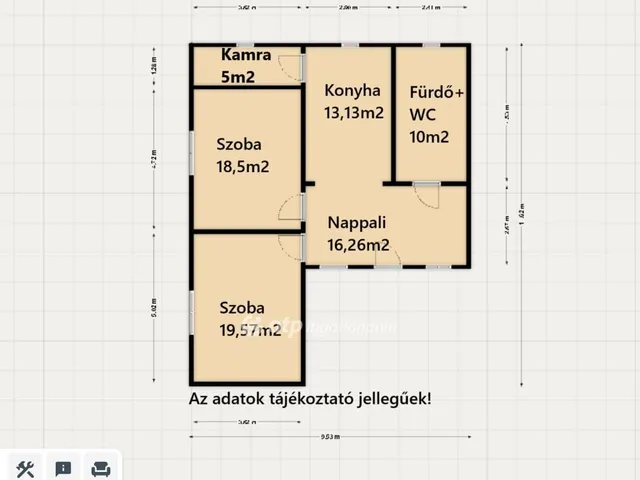Eladó ház Somogyjád, csendes,forgalom mentes 82 nm