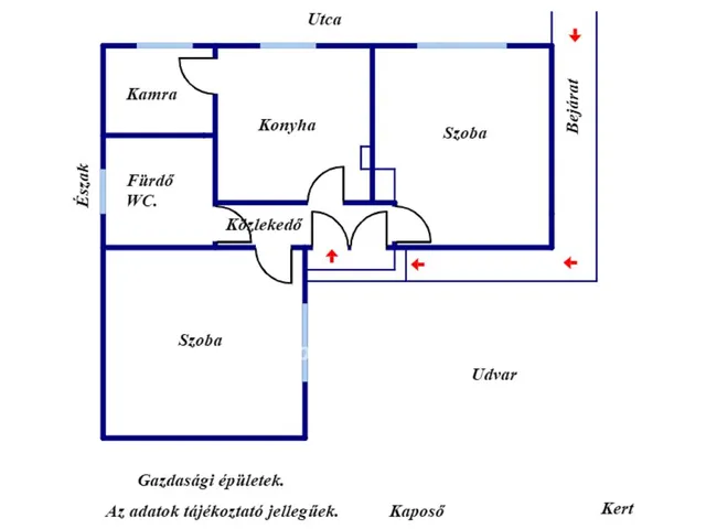 Eladó ház Kaposfő 59 nm