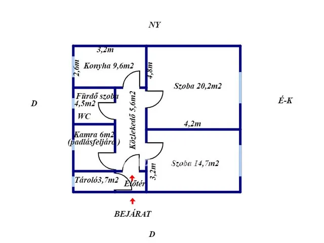 Eladó ház Kaposvár 63 nm