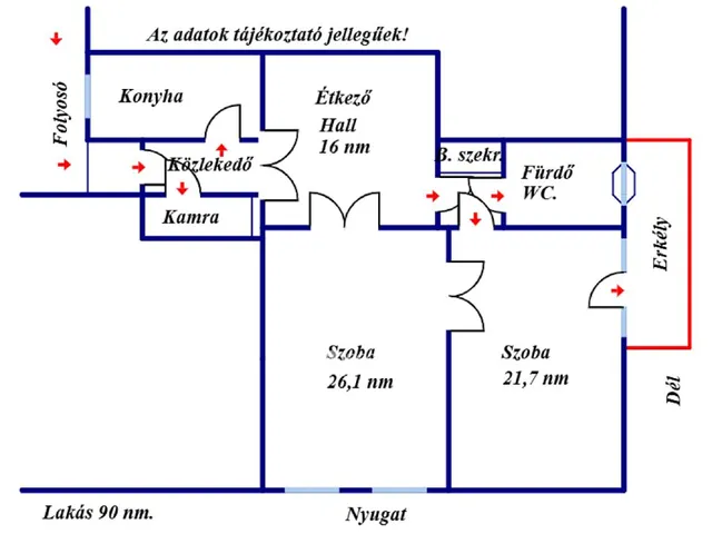 Eladó lakás Kaposvár 90 nm