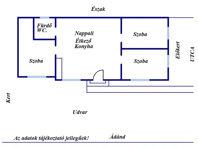 Eladó ház Ádánd, Déli rész 85 nm