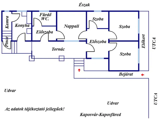 Eladó ház Kaposvár, Középső falurész 106 nm