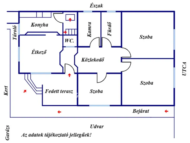 Eladó ház Kaposvár, Északnyugati városrész 88 nm