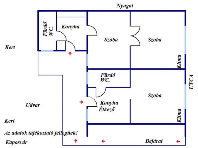 Eladó lakás Kaposvár 75 nm