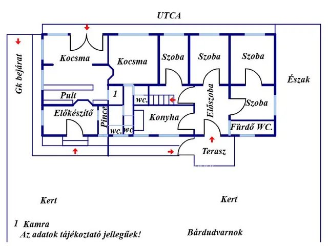 Eladó ház Bárdudvarnok 286 nm