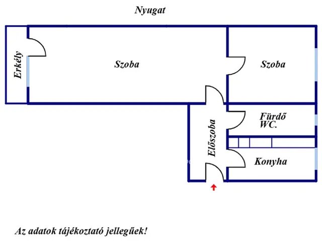 Eladó lakás Kaposvár, Északnyugati városrész 55 nm
