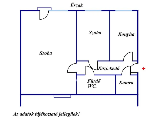 Eladó lakás Kaposvár 43 nm