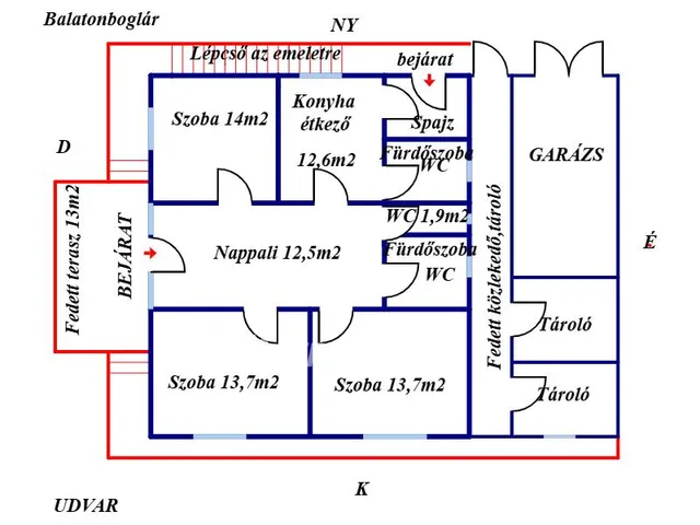 Eladó ház Balatonboglár 172 nm