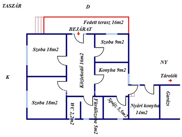 Eladó ház Taszár 91 nm