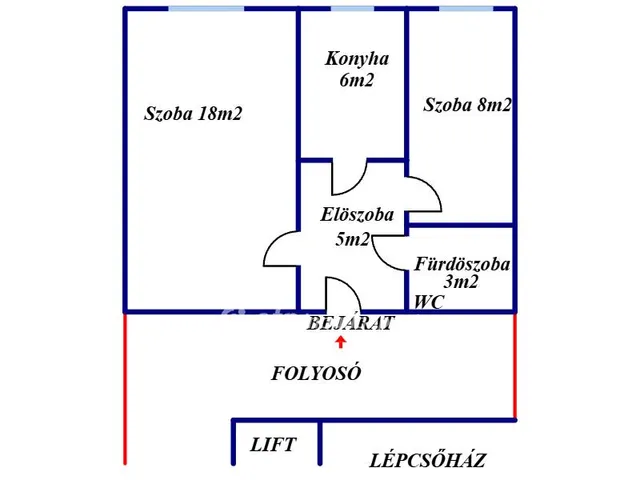 Eladó lakás Kaposvár 40 nm