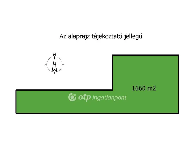 Eladó telek Ráckeve, Központ 1660 nm