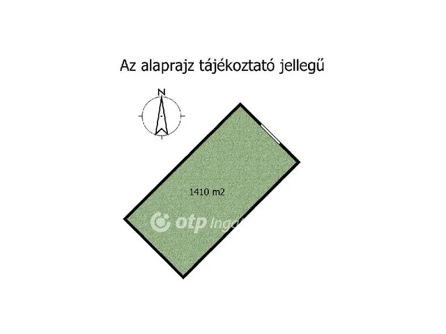 Eladó telek Dömsöd 1410 nm