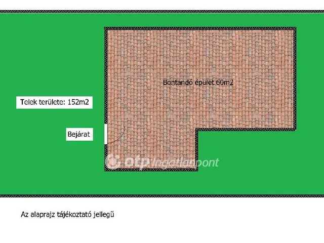 Eladó telek Dunaharaszti 152 nm