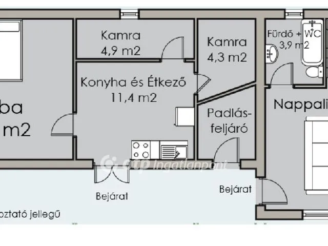 Eladó ház Kapoly 86 nm