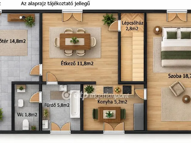 Eladó nyaraló Dömsöd 86 nm