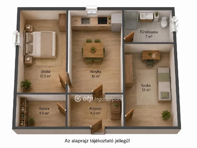 Eladó ház Kunszentmiklós 56 nm
