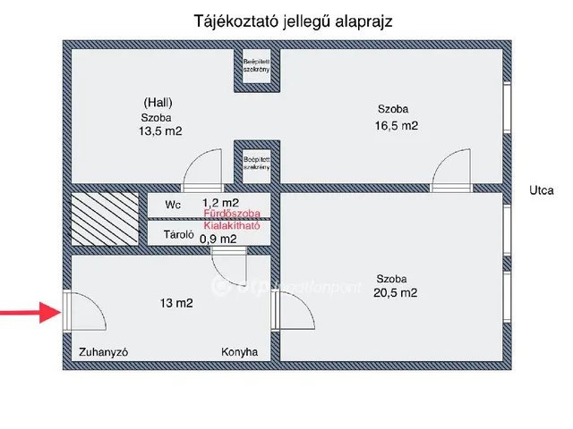 Eladó lakás Budapest VIII. kerület 64 nm