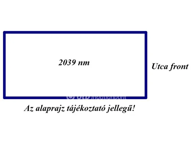 Eladó telek Jászkisér 2039 nm