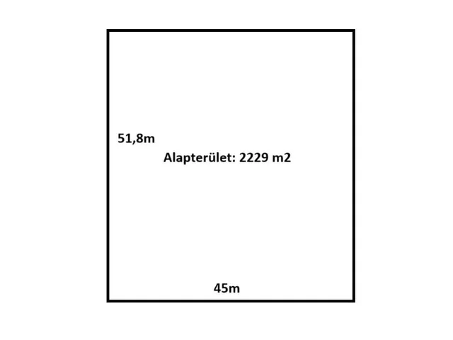 Eladó telek Cegléd 2229 nm