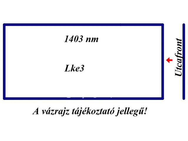 Eladó telek Hatvan 1403 nm