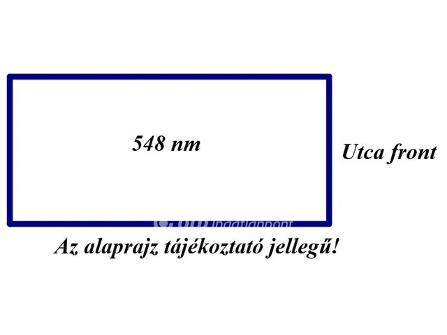 Eladó telek Jászapáti 548 nm