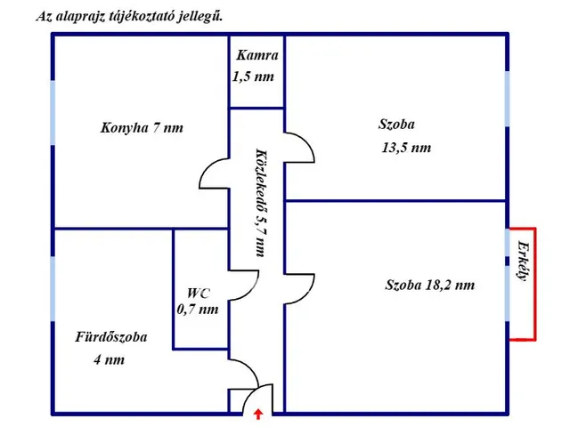 Eladó lakás Szolnok, belváros 51 nm