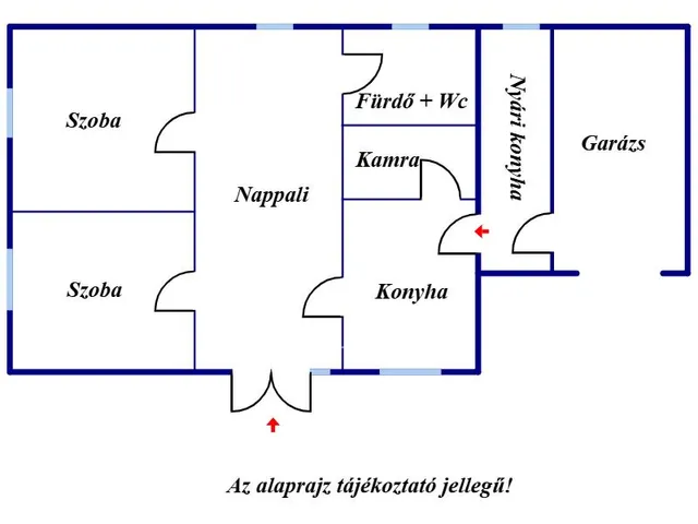 Eladó ház Tiszakürt 80 nm