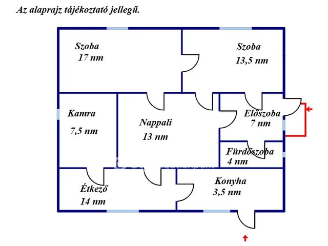 Eladó ház Tiszasüly 80 nm