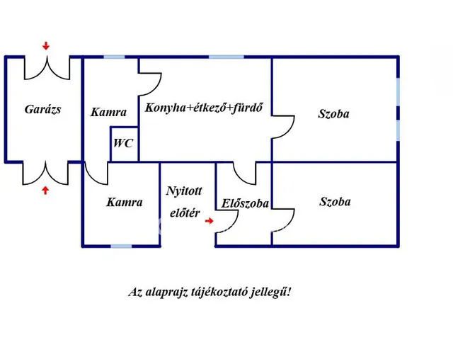 Eladó ház Kunszentmárton 63 nm