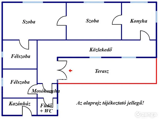 Eladó ház Cserkeszőlő 80 nm
