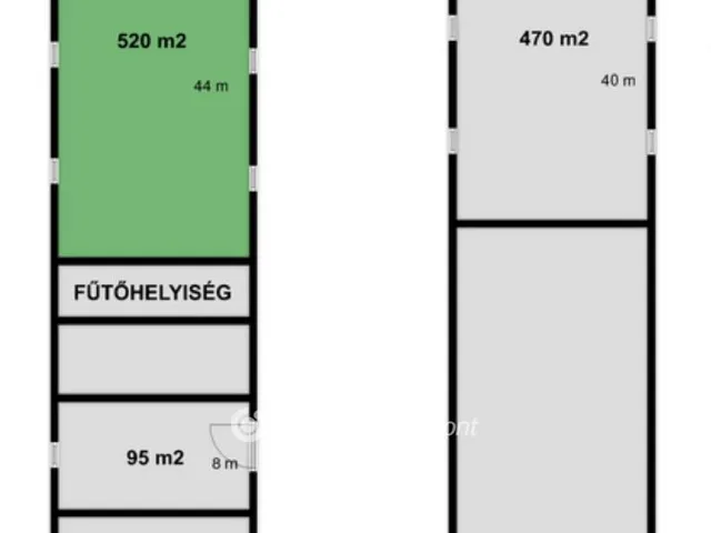 Kiadó kereskedelmi és ipari ingatlan Tarján 520 nm