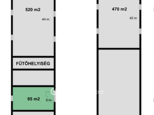 Kiadó kereskedelmi és ipari ingatlan Tarján 95 nm