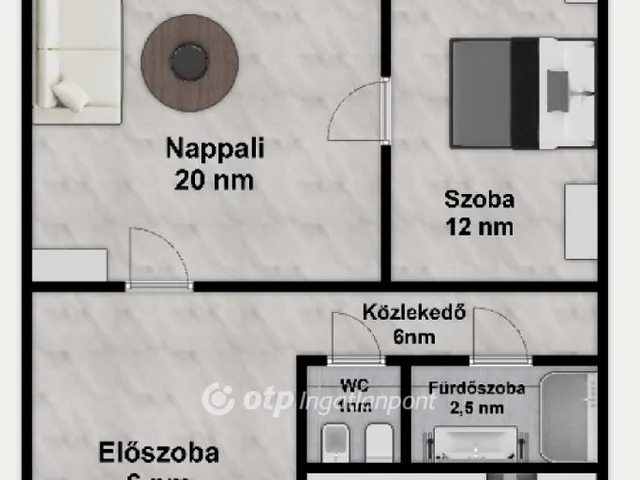 Eladó lakás Budapest X. kerület, Újhegy 50 nm