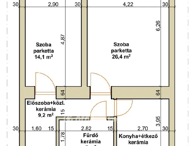 Eladó lakás Budapest XIII. kerület 66 nm