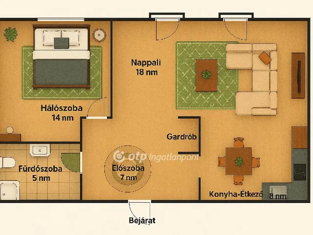 Eladó lakás Budapest X. kerület 52 nm